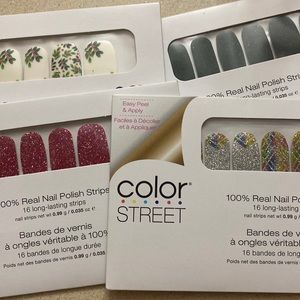COLORSTREET 4 unopened packs of Nail Polish Strips